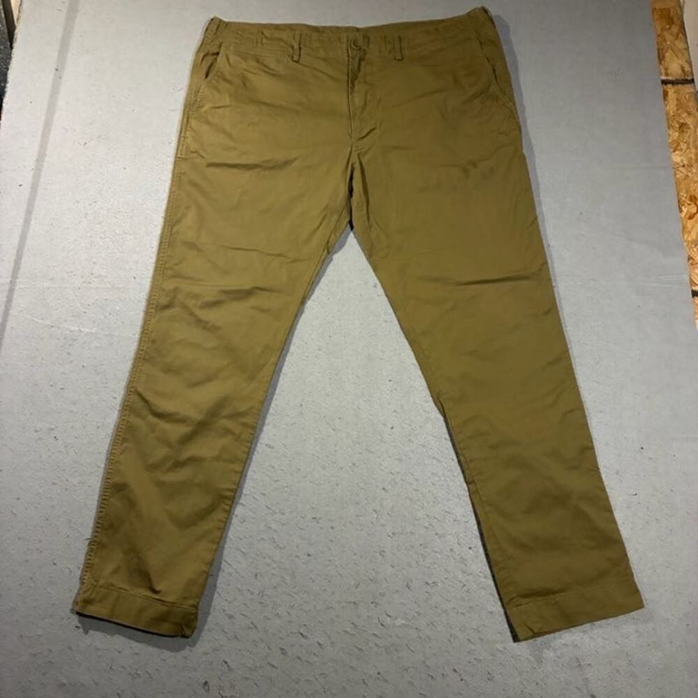Buck Mason Officer Pant Men's 38 Tan Paperback Twill